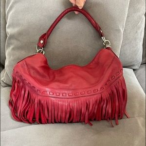 B Makowsky  bag. Beautiful red. Soft leather